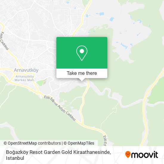 Boğazköy Resot Garden Gold Kiraathanesinde map