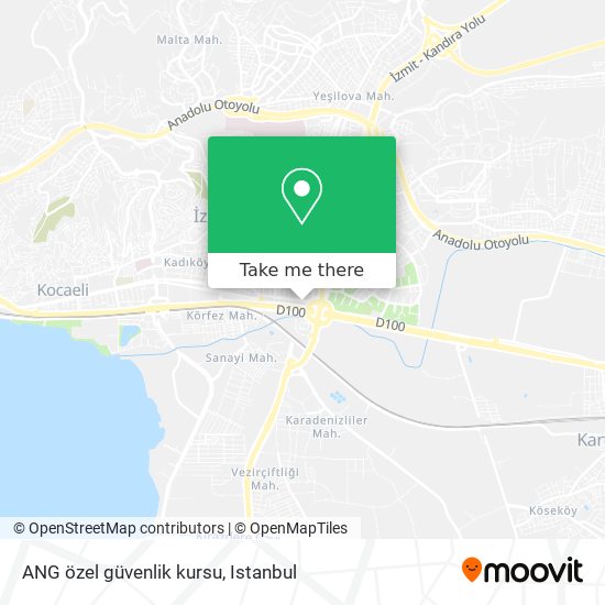 ANG özel güvenlik kursu map