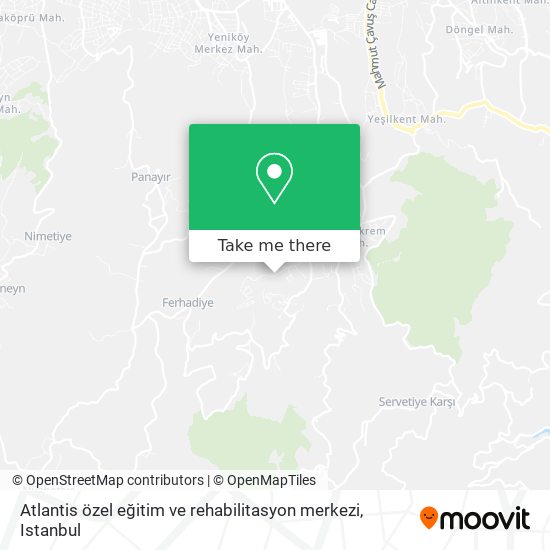 Atlantis özel eğitim ve rehabilitasyon merkezi map