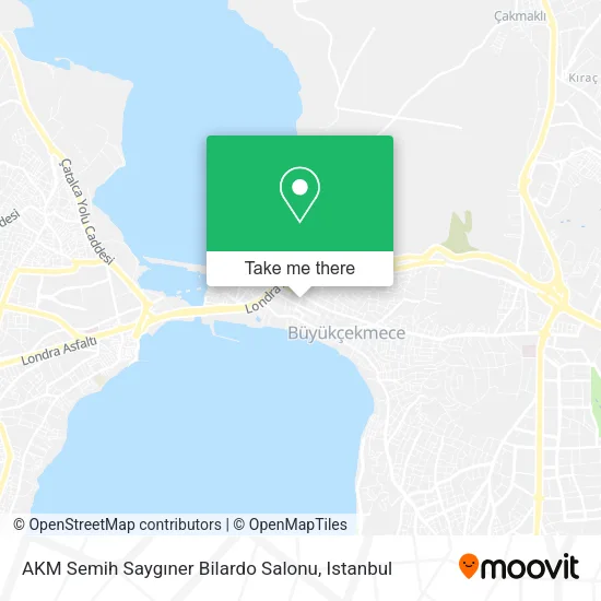 AKM Semih Saygıner Bilardo Salonu map