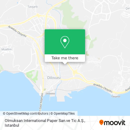 Olmuksan International Paper San.ve Tic A.Ş. map