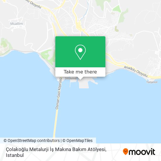 Çolakoğlu Metalurji İş Makına Bakım Atölyesi map