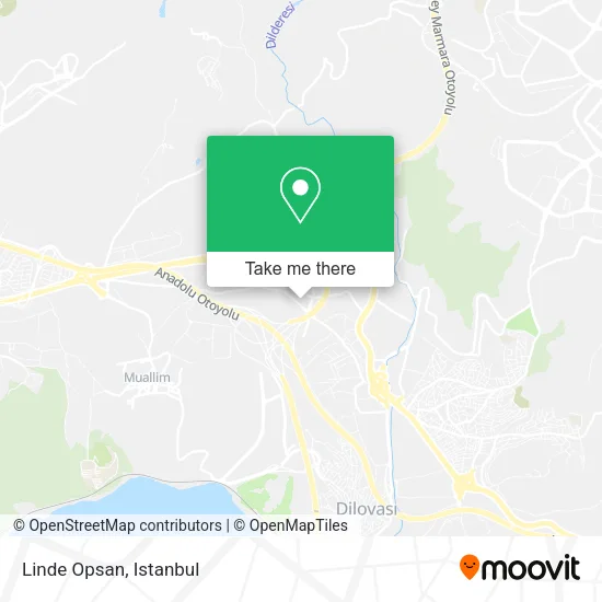 Linde Opsan map