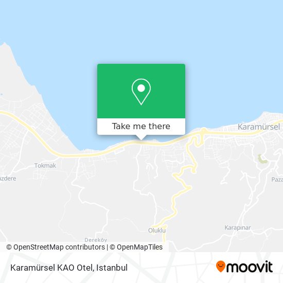 Karamürsel KAO Otel map