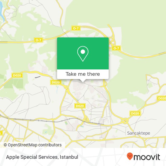 Apple Special Services map