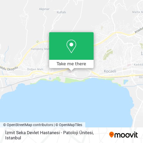 İzmit Seka Devlet Hastanesi - Patoloji Ünitesi map