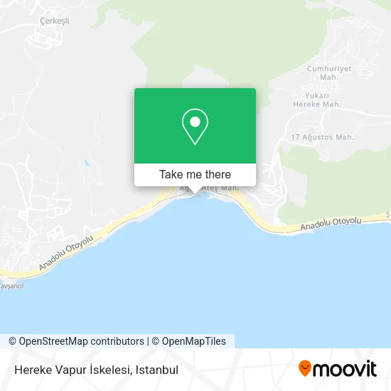Hereke Vapur İskelesi map