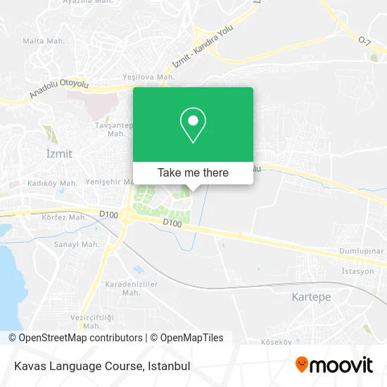 Kavas Language Course map