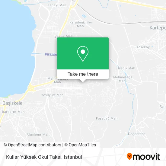 Kullar Yüksek Okul Taksi map