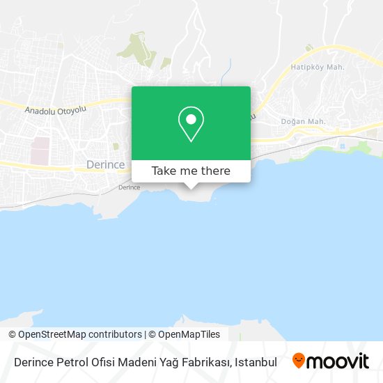 Derince Petrol Ofisi Madeni Yağ Fabrikası map