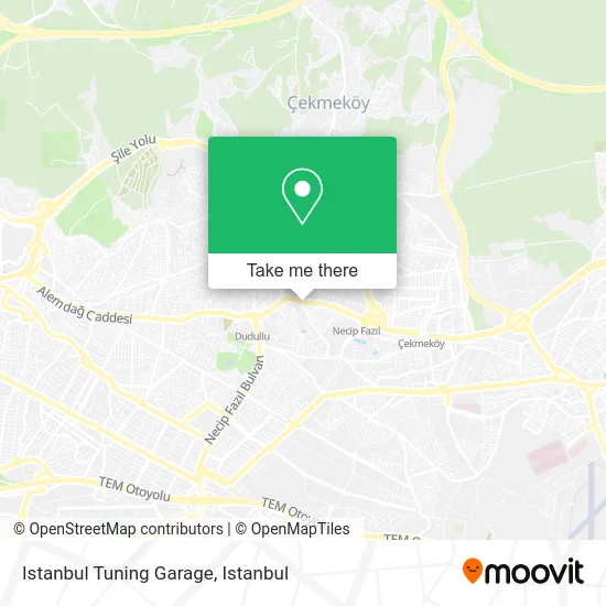 Istanbul Tuning Garage map