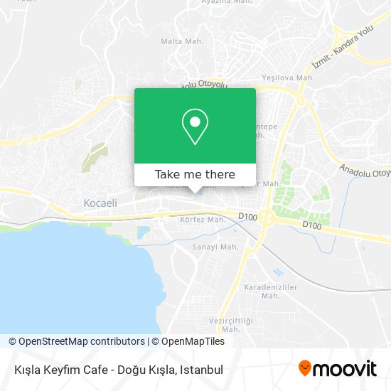 Kışla Keyfim Cafe - Doğu Kışla map