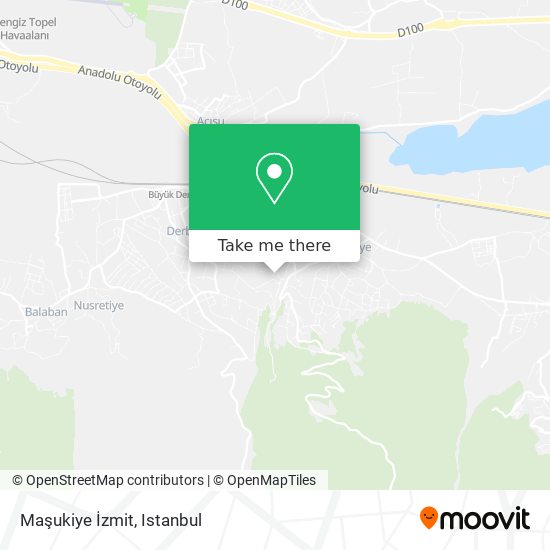 Maşukiye İzmit map