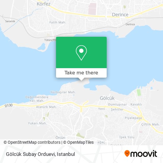 Gölcük Subay Orduevi map
