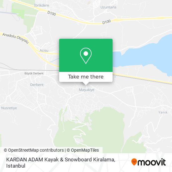 KARDAN ADAM Kayak & Snowboard Kiralama map