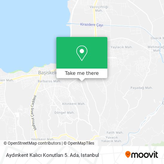 Aydınkent Kalıcı Konutları 5. Ada map