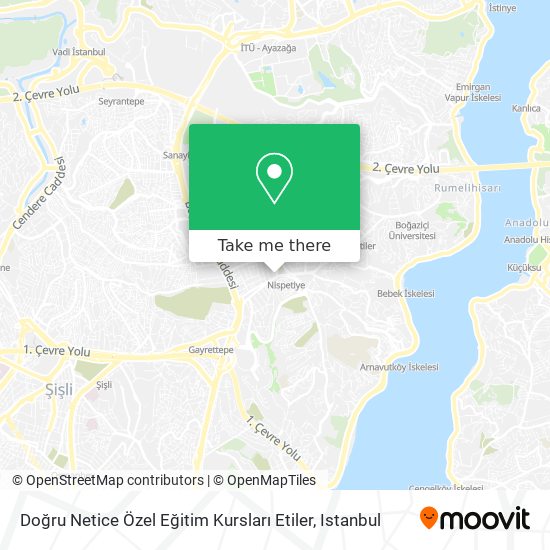 Doğru Netice Özel Eğitim Kursları Etiler map