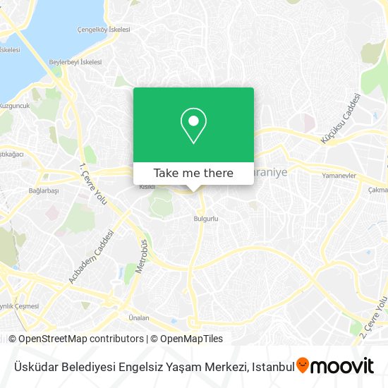 Üsküdar Belediyesi Engelsiz Yaşam Merkezi map