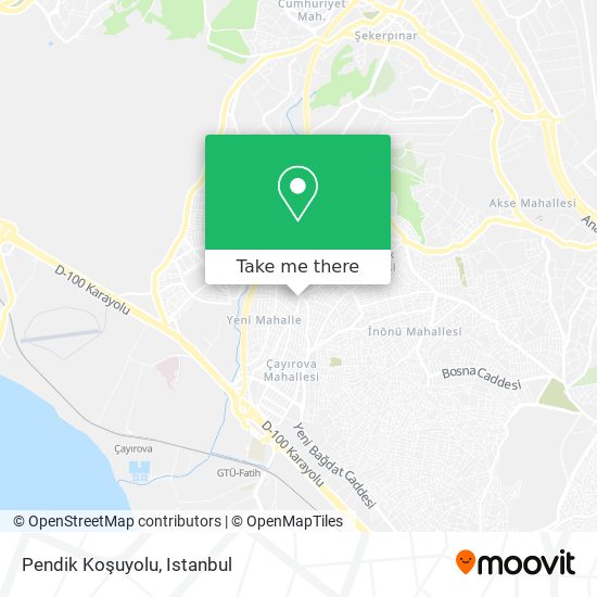 Pendik Koşuyolu map