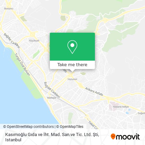 Kasımoğlu Gıda ve İht. Mad. San.ve Tic. Ltd. Şti map