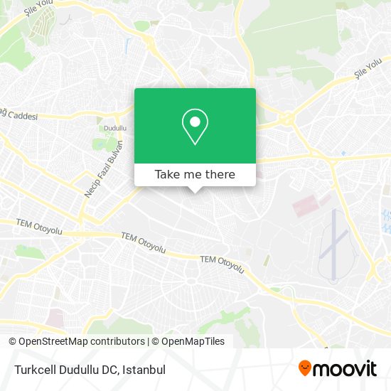 Turkcell Dudullu DC map