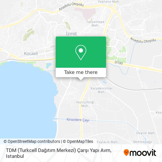 TDM (Turkcell Dağıtım Merkezi) Çarşı Yapı Avm map