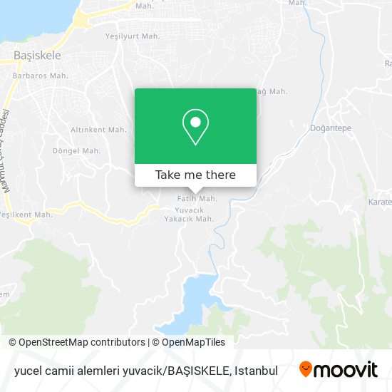 yucel camii alemleri yuvacik / BAŞISKELE map