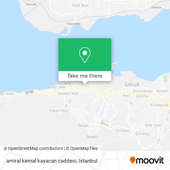 amiral kemal kayacan caddesi map