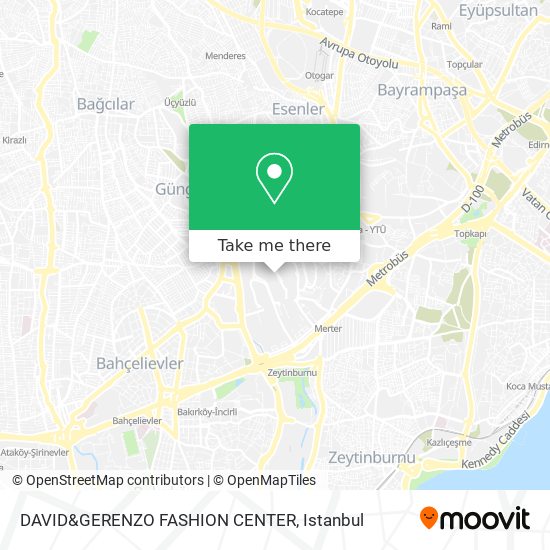DAVID&GERENZO FASHION CENTER map