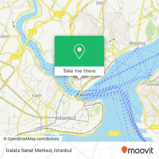 Galata Sanat Merkezi map