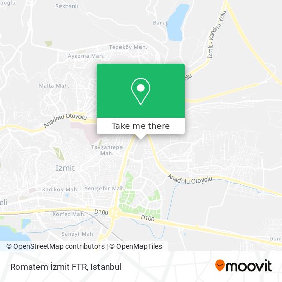 Romatem İzmit FTR map