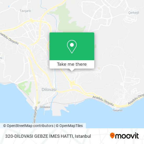 320-DİLOVASI GEBZE İMES HATTI map