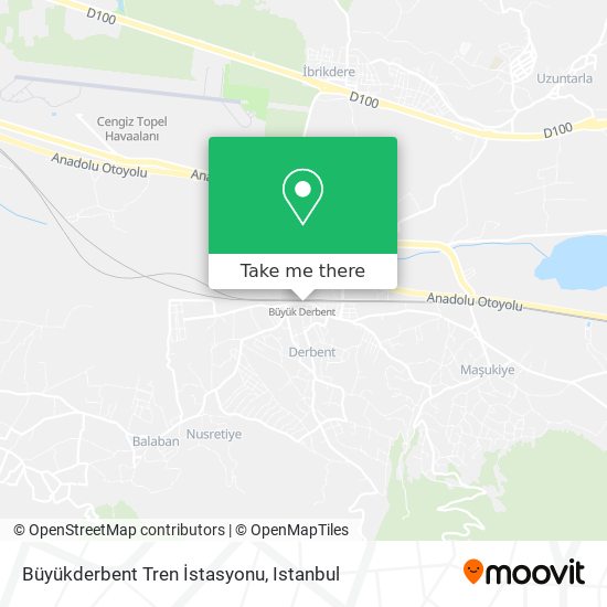Büyükderbent Tren İstasyonu map