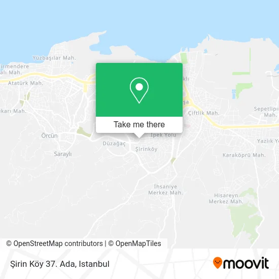 Şirin Köy 37. Ada map
