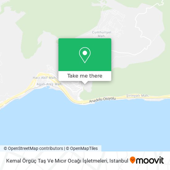 Kemal Örgüç  Taş Ve Mıcır Ocağı İşletmeleri map