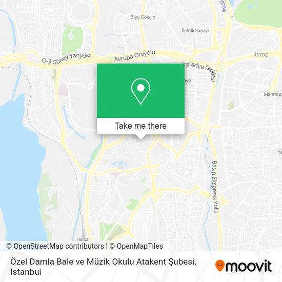 Özel Damla Bale ve Müzik Okulu Atakent Şubesi map