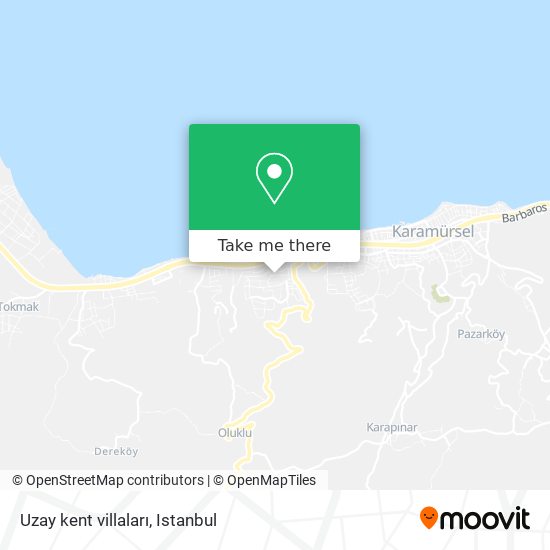 Uzay kent villaları map