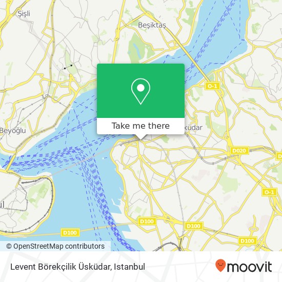 Levent Börekçilik Üsküdar map