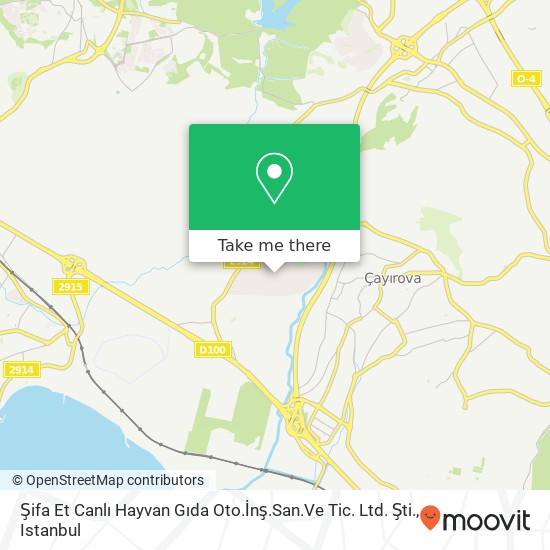 Şifa Et Canlı Hayvan Gıda Oto.İnş.San.Ve Tic. Ltd. Şti. map