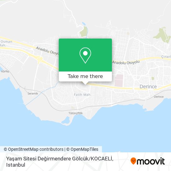 Yaşam Sitesi Değirmendere Gölcük / KOCAELİ map