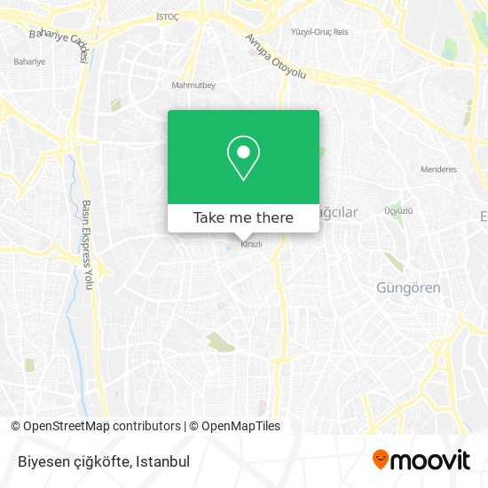 Biyesen çiğköfte map
