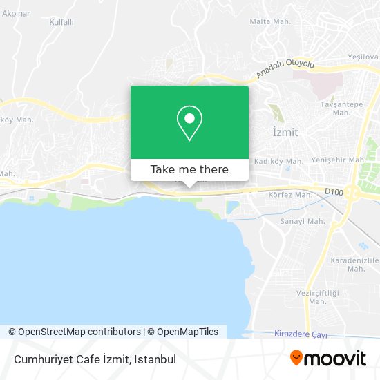 Cumhuriyet Cafe İzmit map
