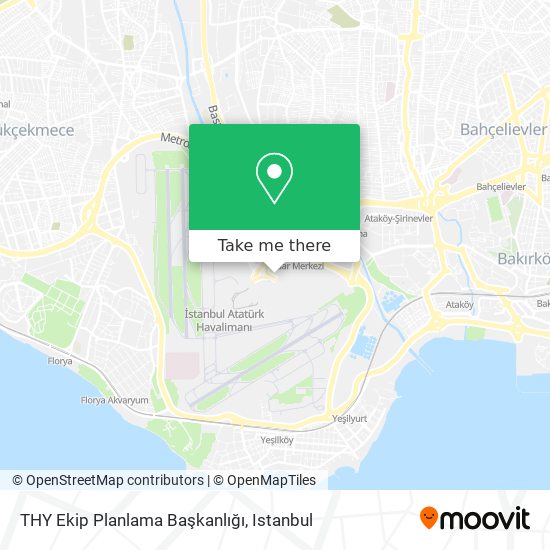 THY Ekip Planlama Başkanlığı map