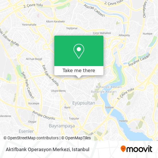 Aktifbank Operasyon Merkezi map