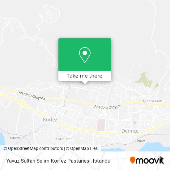 Yavuz Sultan Selim Korfez Pastanesi map