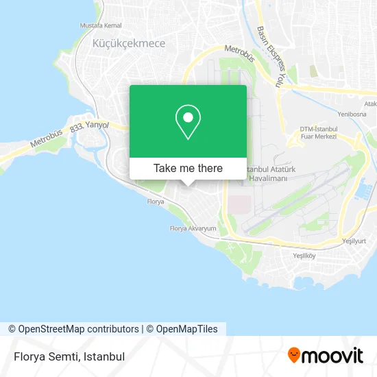 Florya Semti map
