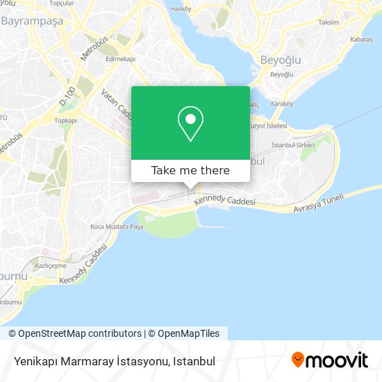 Yenikapı Marmaray İstasyonu map