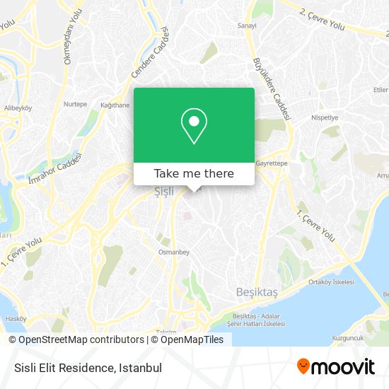 Sisli Elit Residence map