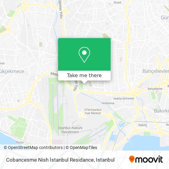 Cobancesme Nish İstanbul Residance map