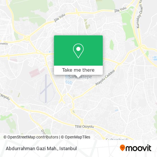 Abdurrahman Gazi Mah. map